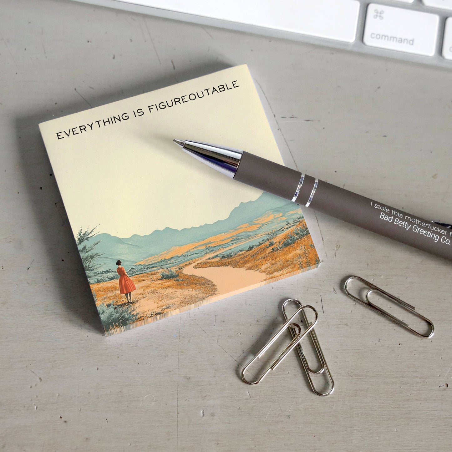 Everything is Figureoutable - Motivational Sticky Note Pad