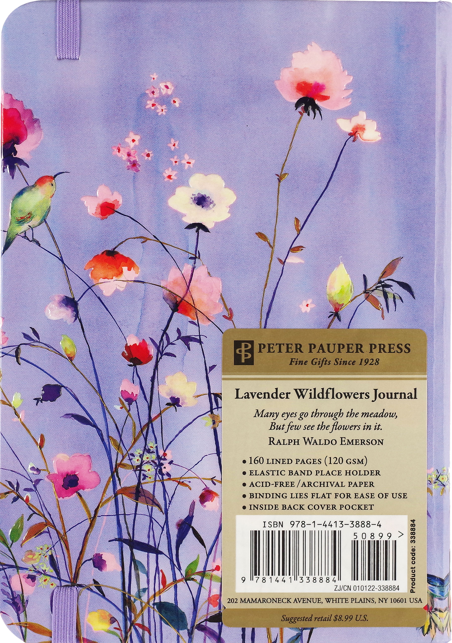 Lavender Wildflowers Journal