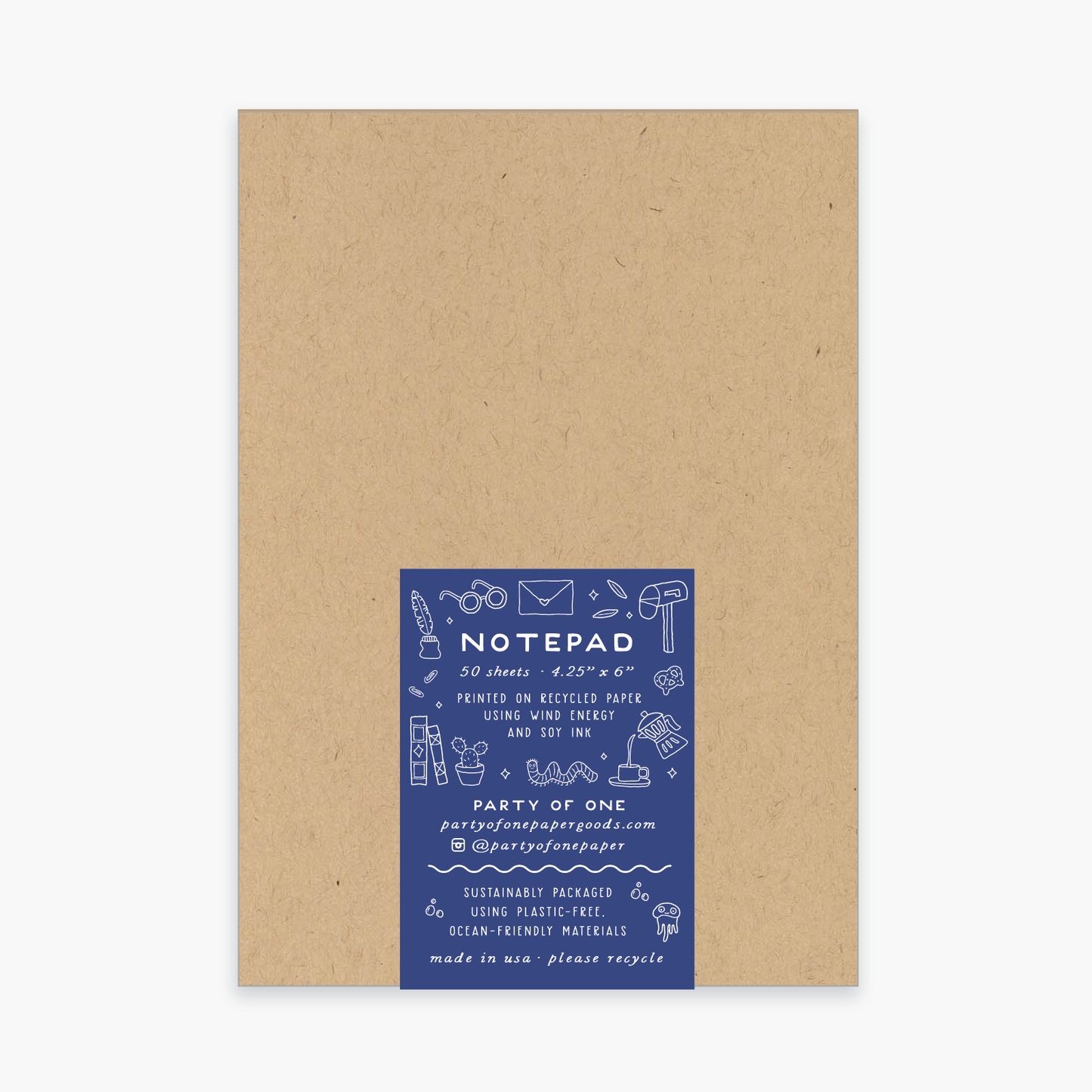 Goats Notepad – Funny Goat-Themed To-Do List | 6" x 4" | 50 Sheets by Party of One