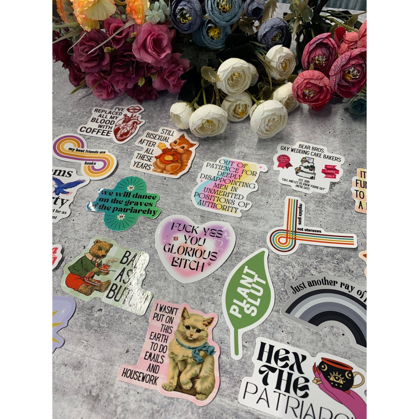 I Wasn't Put On This Earth To Do Emails Cat Vinyl Sticker
