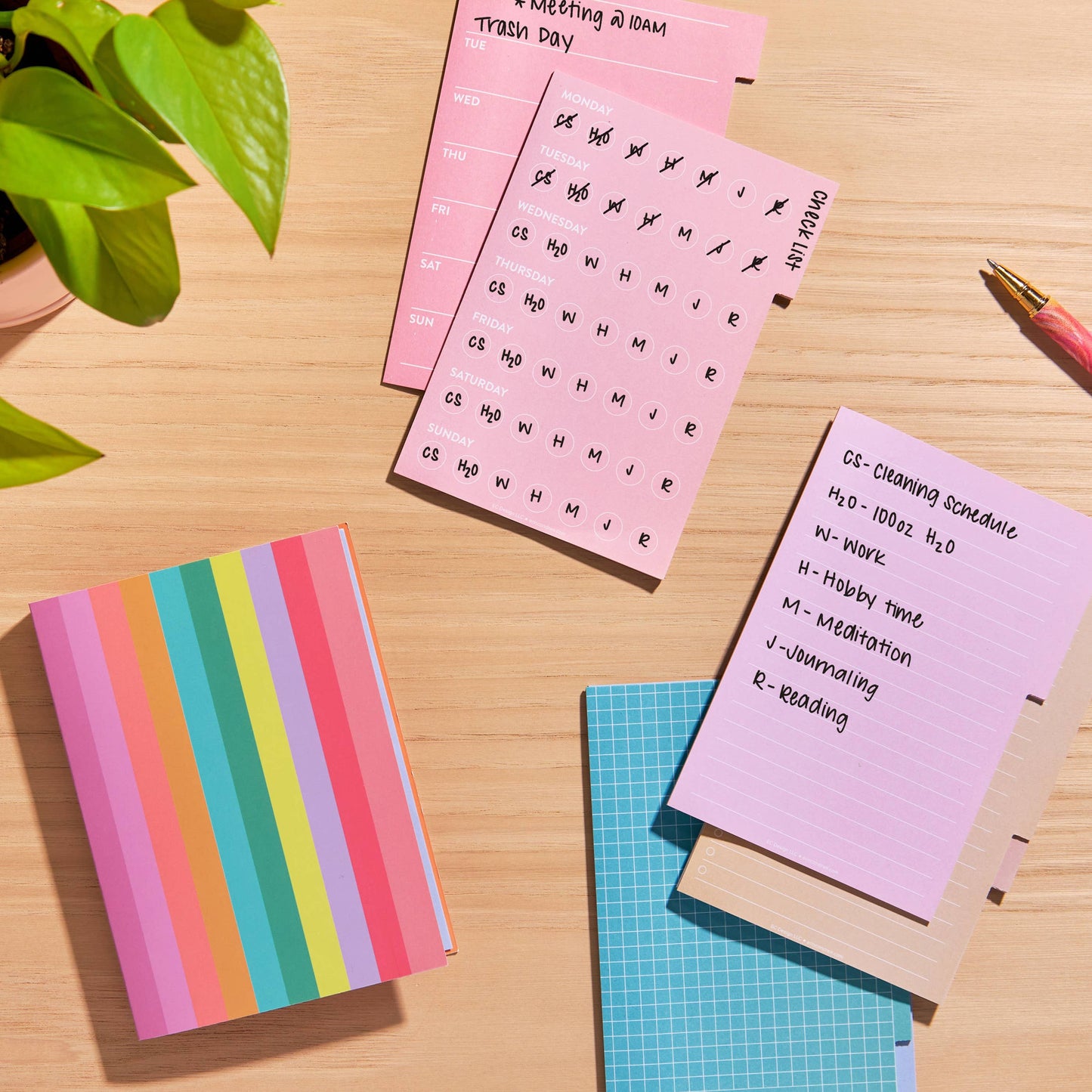 Tabbed Sticky Notes Booklet