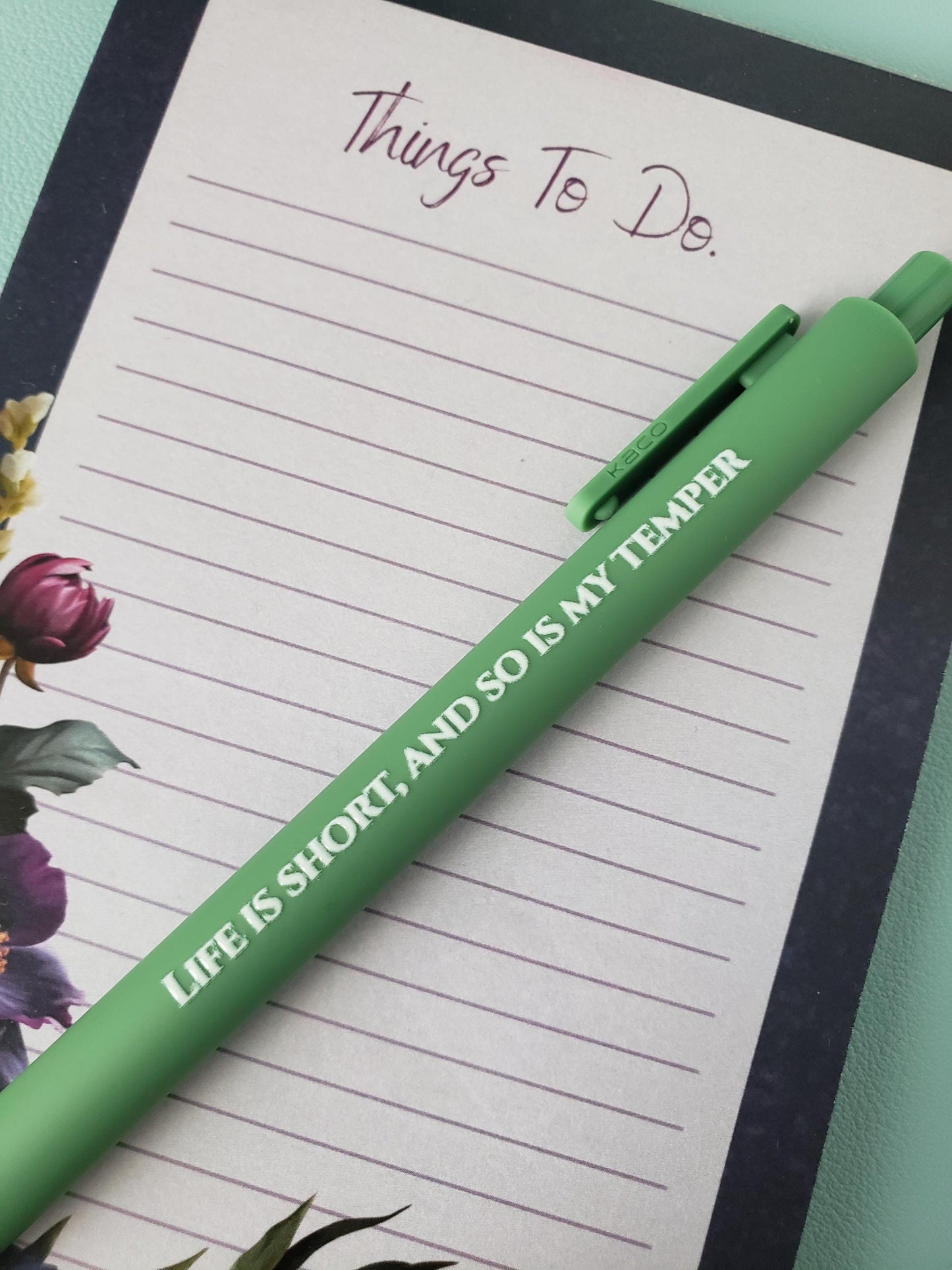 Snarky Pen Set for Adults Funny Office Supplies, Sarcastic Gift for Coworkers, Sweary Stationery, Novelty Pens for Work You Are Dry Humping