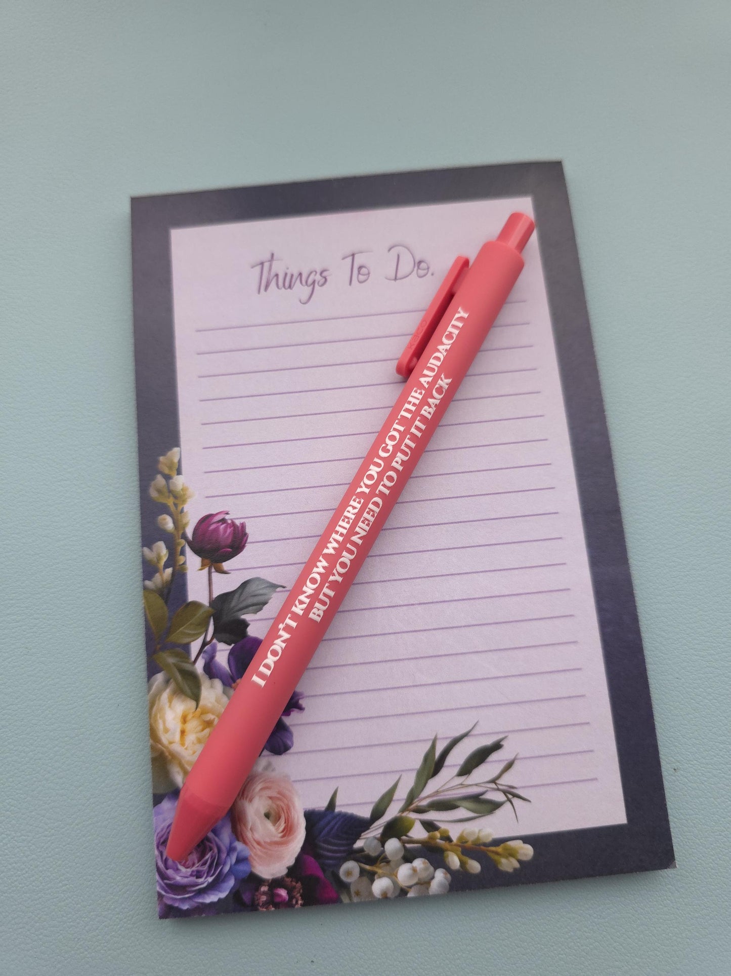 Snarky Adult Humor Pen Set | 3 Sarcastic Pens with Color Ink - Gift For Bestie Apparently I'm Dramatic