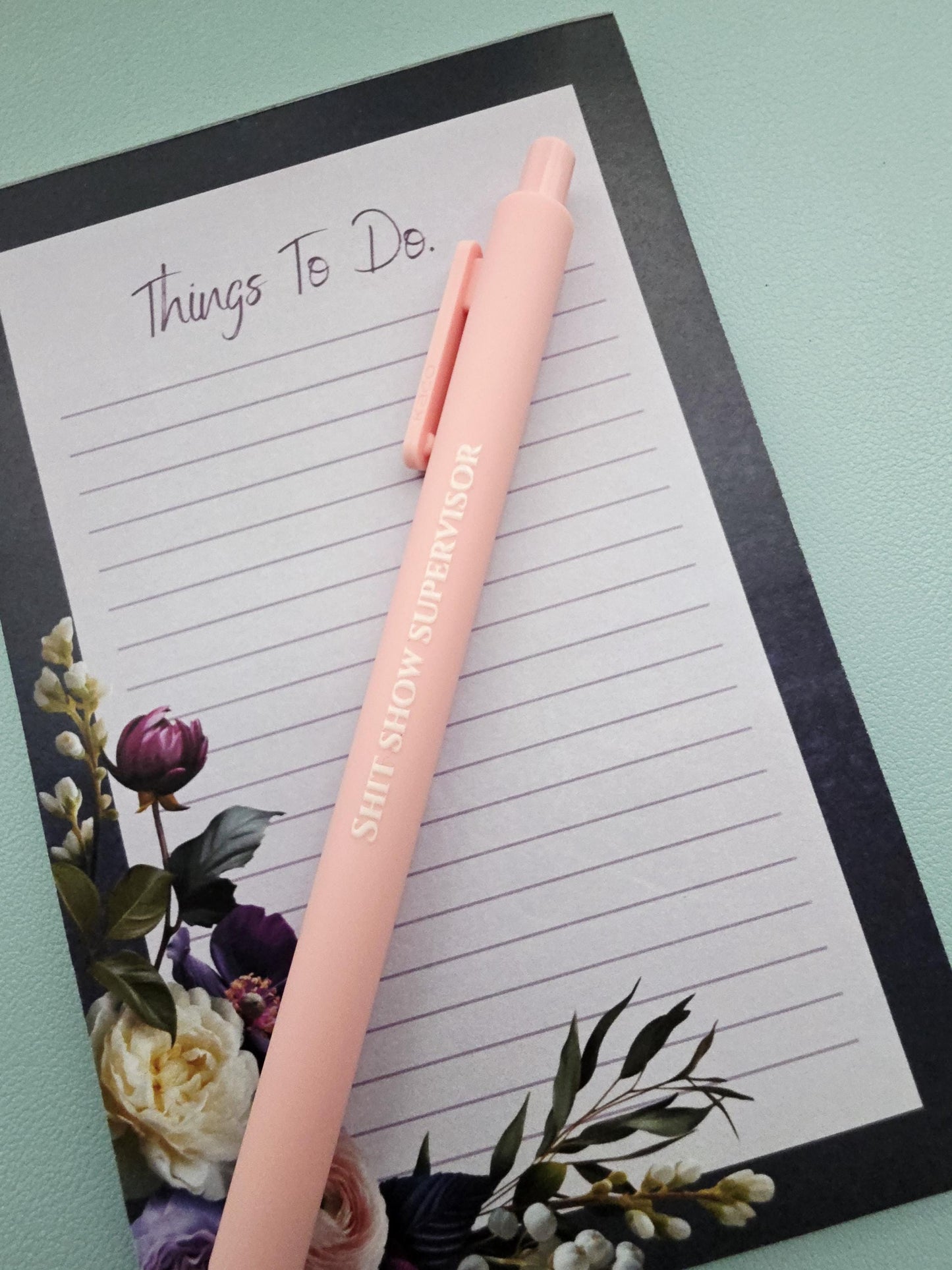 Snarky Office Pen Set | Funny Work Pens | Corporate Humor Gifts | "Not My Job", "Per My Last Email", "Shit Show Supervisor"