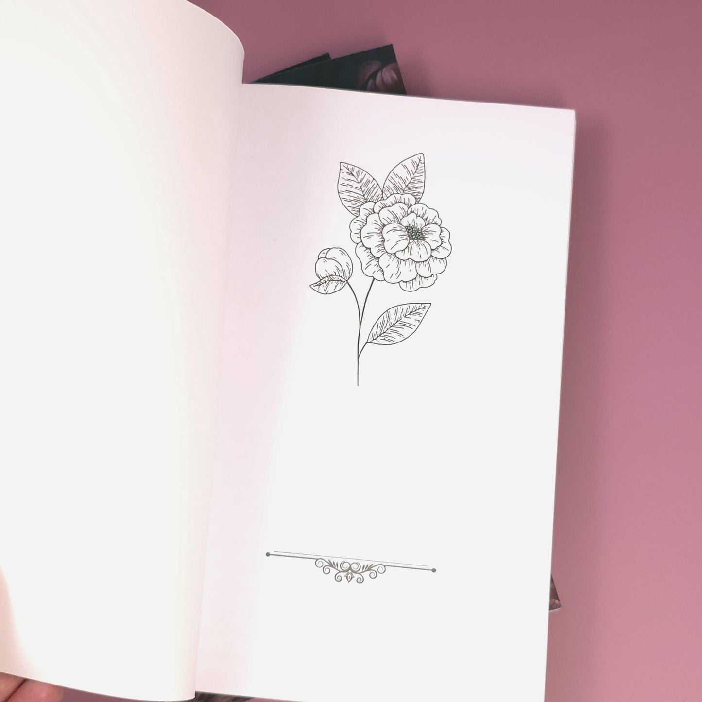 Dark Floral Owl Notebook | 5.5x8.5” Lined Journal with Soft Touch Cover | Dark Academia Stationery | Nocturne Nook Notebook | 115 Pages