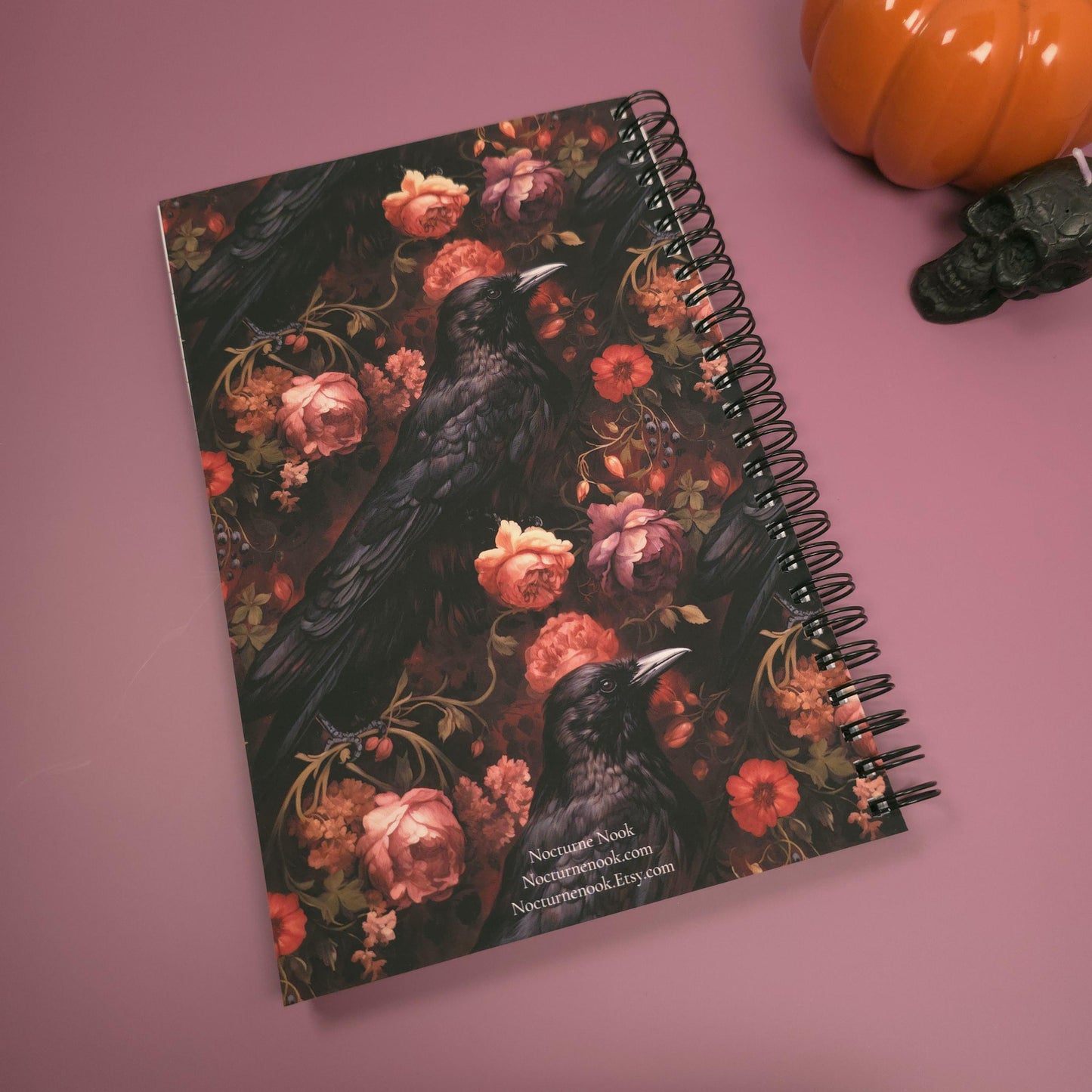 Halloween Gift Set For Her Spooky Notebook, Snarky Pen Set & Enamel Pin | Halloween Stationery Gift for Spooky Besties