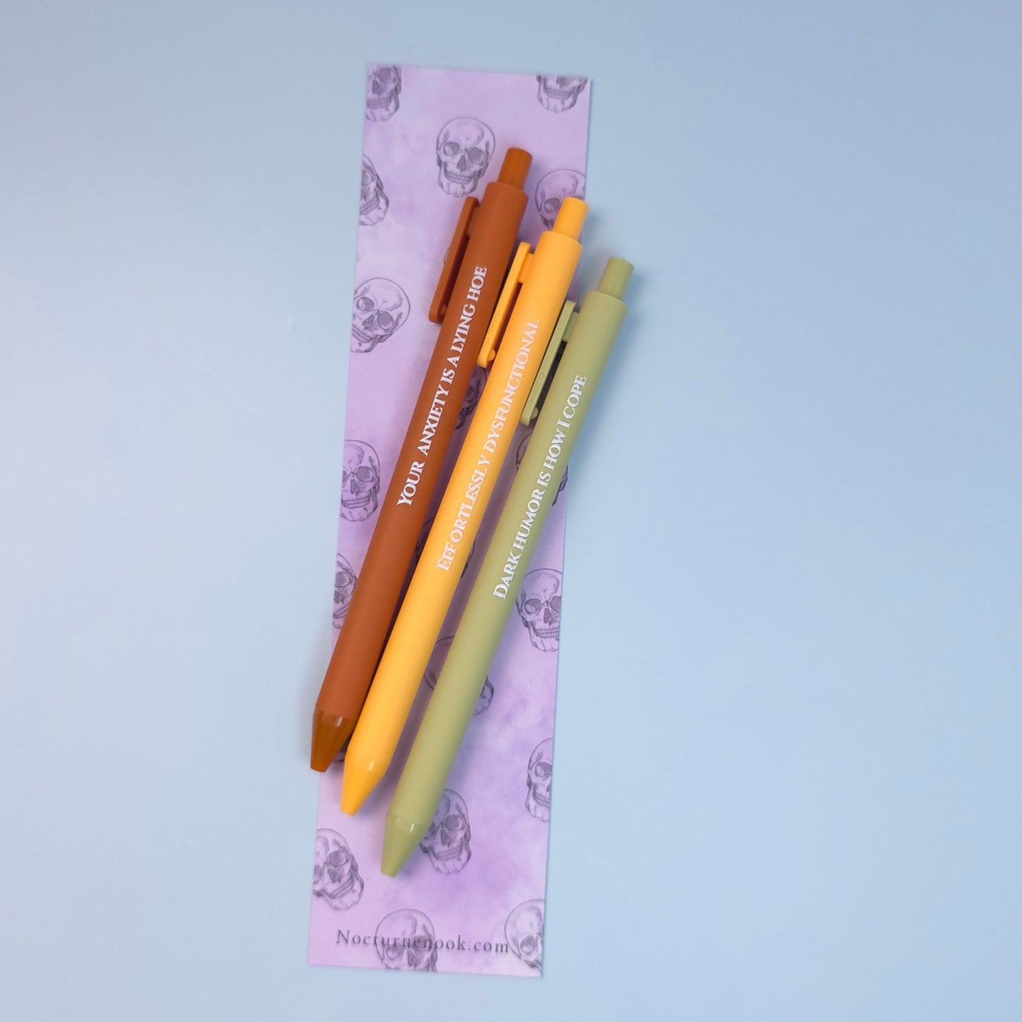 Your Anxiety is a Lying Hoe – Snarky Pen Set for the Anxiously Fabulous