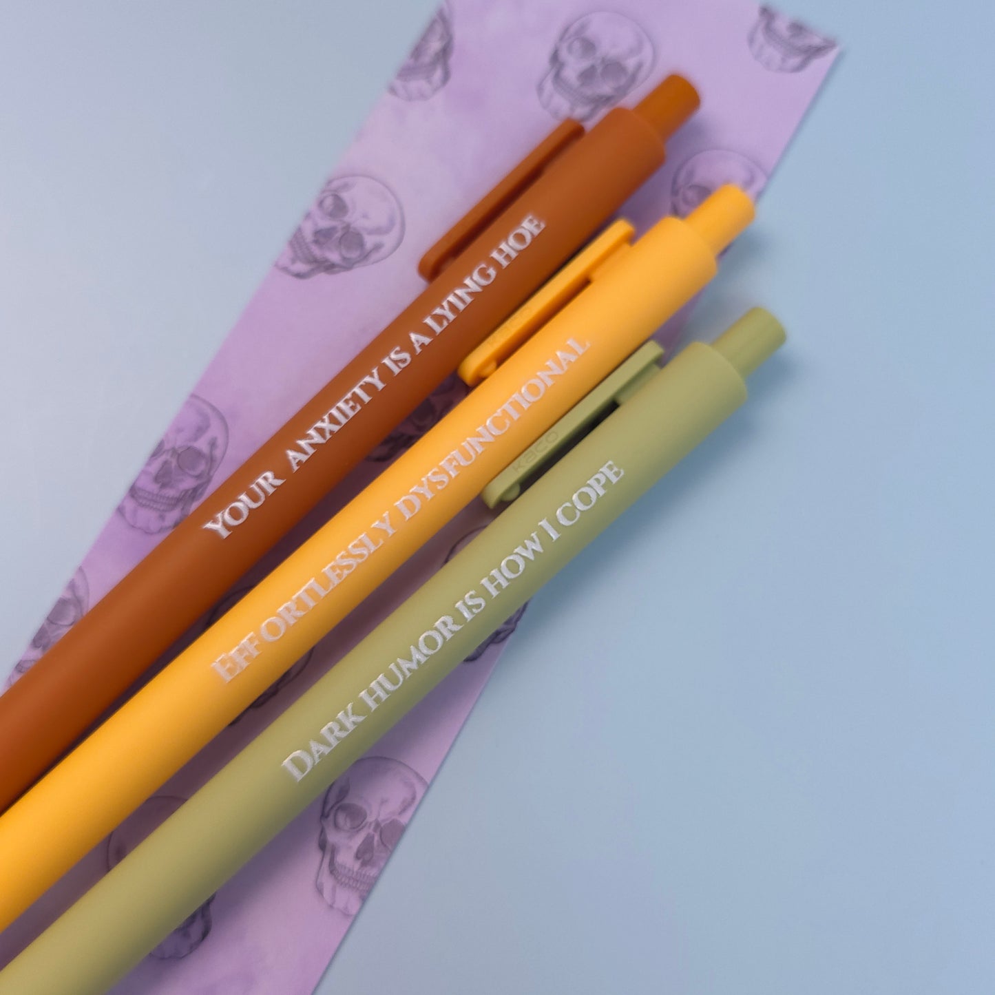 Your Anxiety is a Lying Hoe – Snarky Pen Set for the Anxiously Fabulous