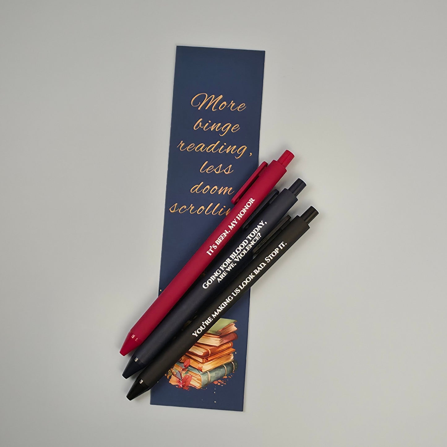 Wingleader Inspired Pen Set | Bookish Gift for Fantasy Readers