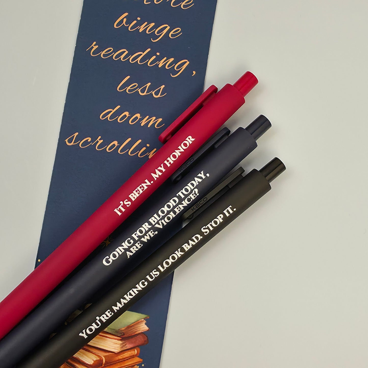 Wingleader Inspired Pen Set | Bookish Gift for Fantasy Readers