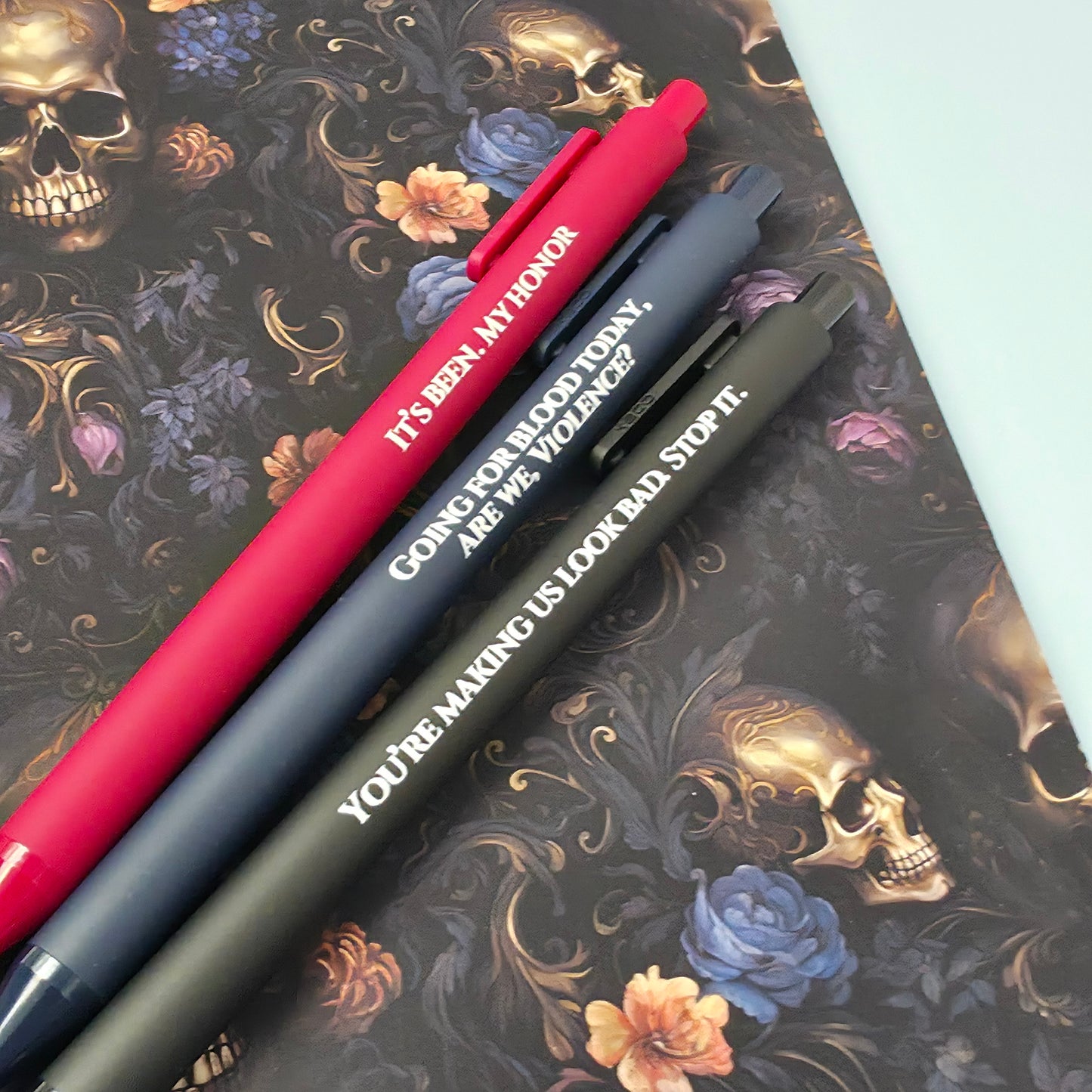 Wingleader Inspired Pen Set | Bookish Gift for Fantasy Readers