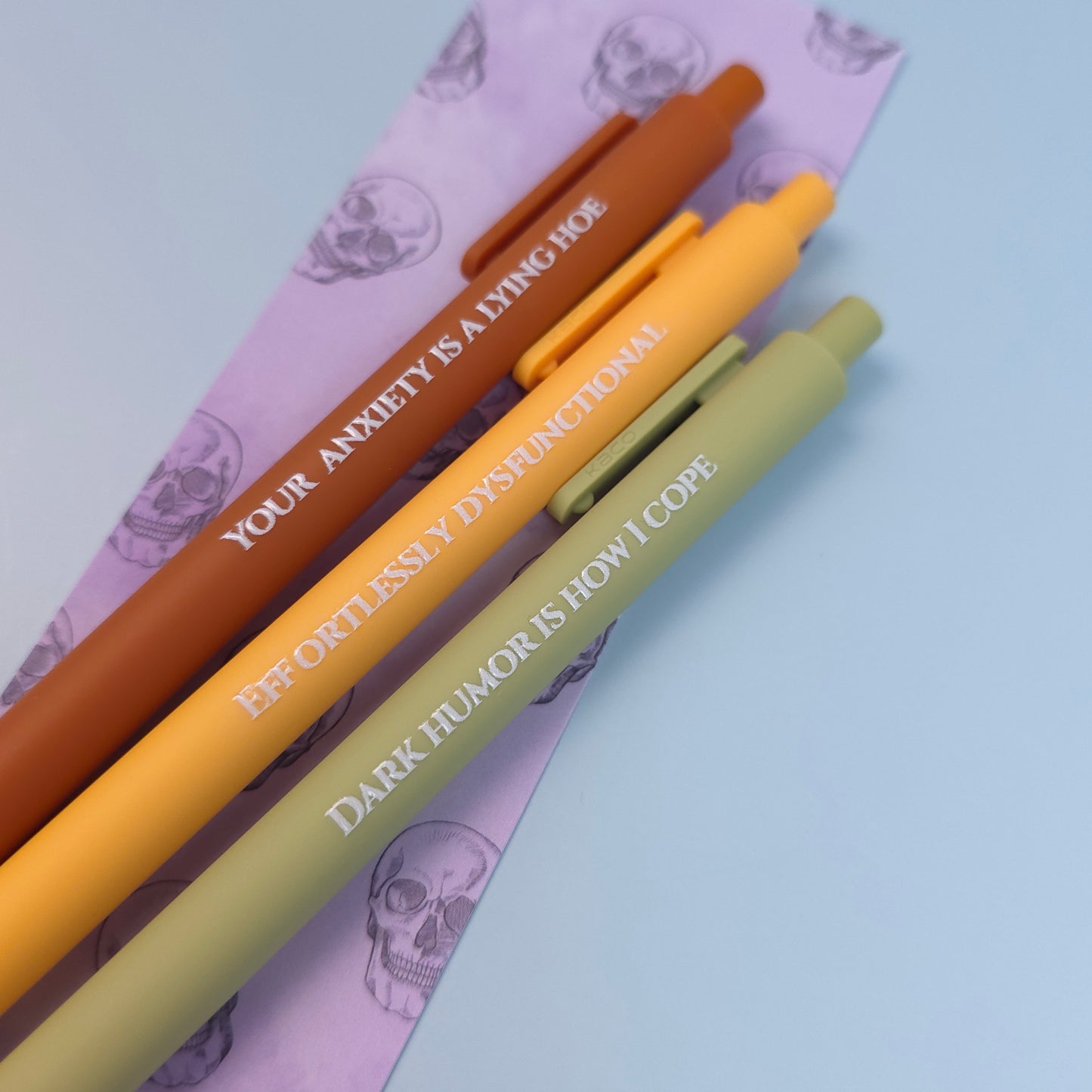Your Anxiety is a Lying Hoe – Snarky Pen Set for the Anxiously Fabulous