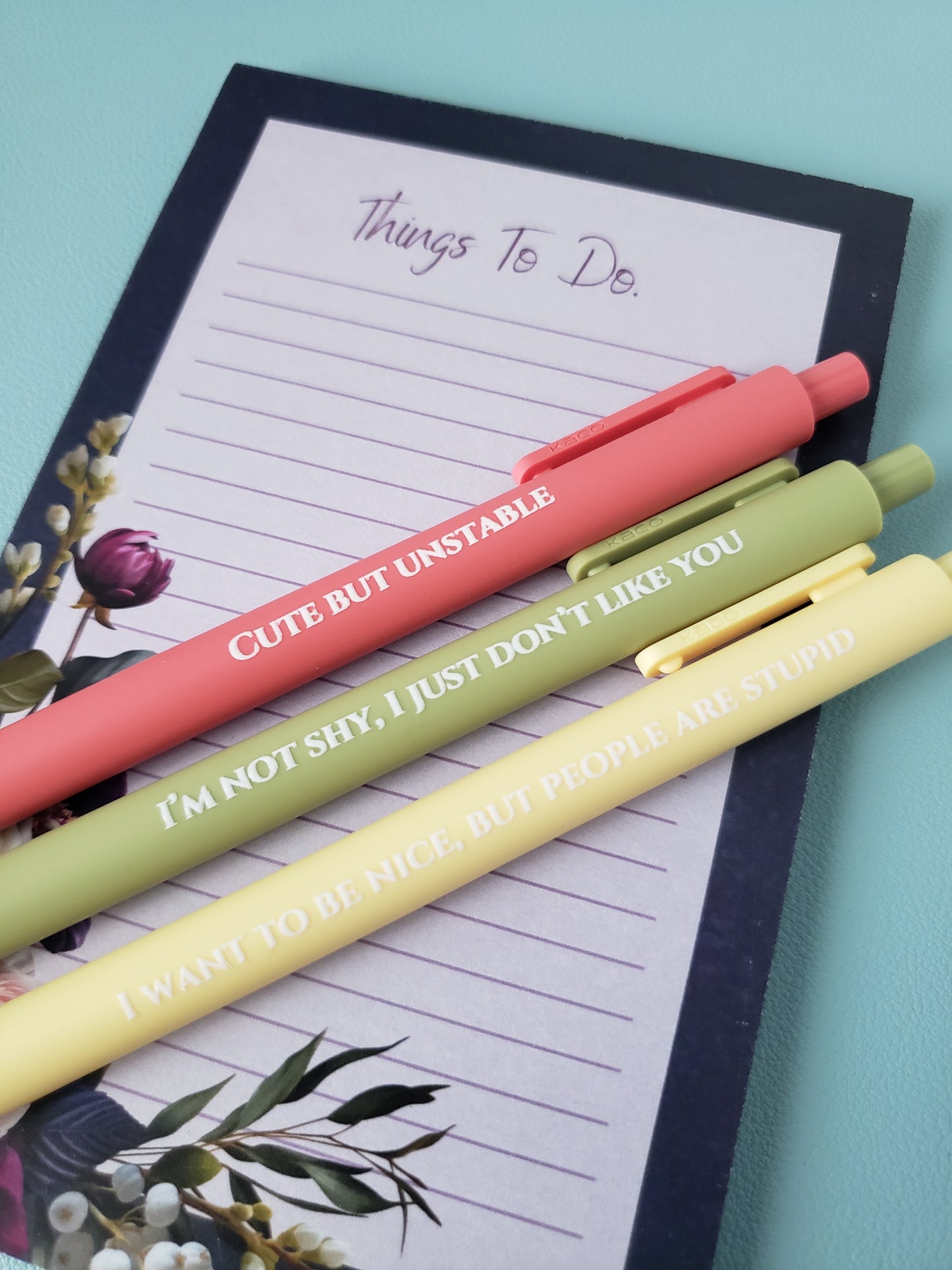 Cute But Unstable Pen Set