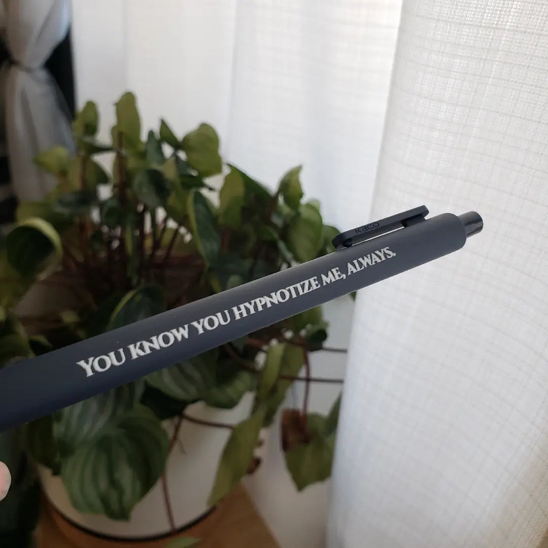 Lyric Pens for Fans | Dark Aesthetic Stationery