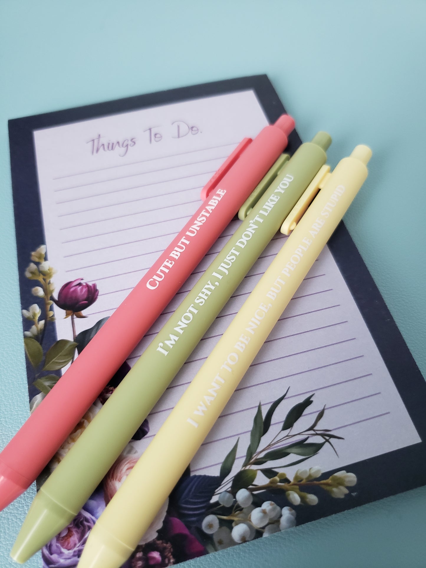 Cute But Unstable Pen Set