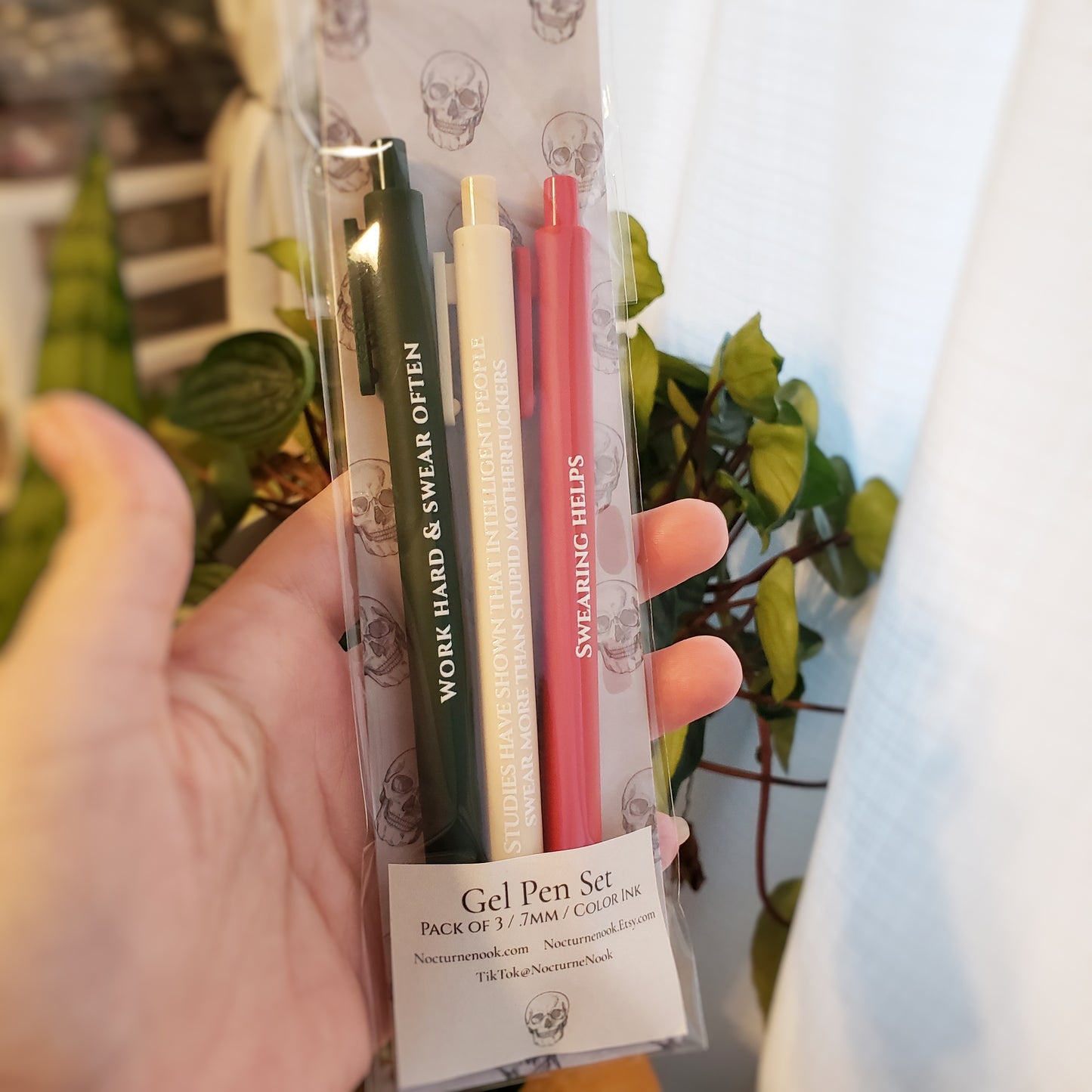 Work Hard & Swear Often Pen Set