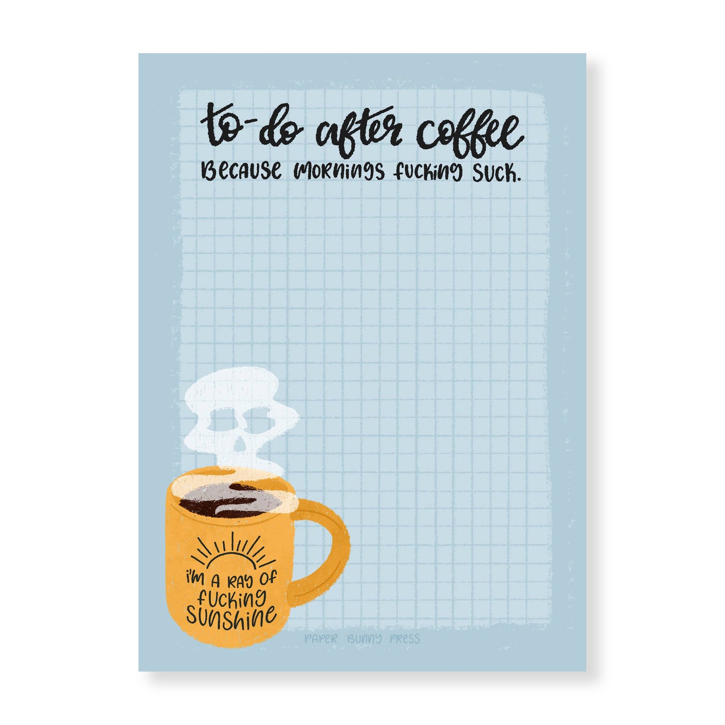 To-Do After Coffee Funny Notepad (Perfect Stocking Stuffers)