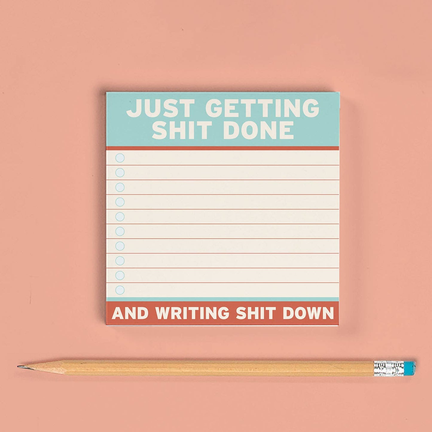 Getting Shit Done Large Sticky Notes (4 x 4-inches)