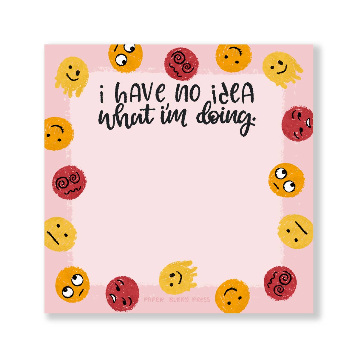 No Idea What I'm Doing Funny Sticky Pad - Stocking Stuffer