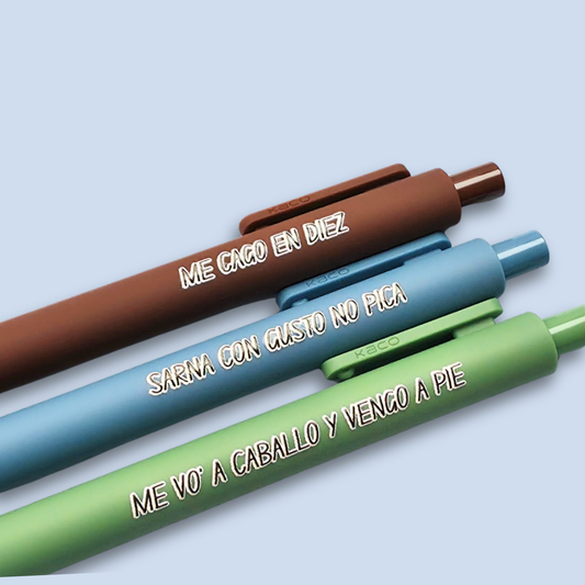 Puerto Rican Pen Set | Funny Boricua Pens