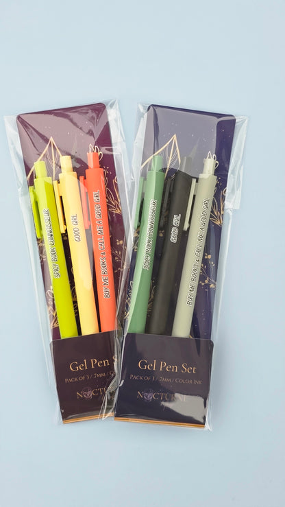 Spicy Romance Pen Set | “Good Girl”, “Spicy Book Connoisseur” | Funny Book Lover Gift, Smut Reader Stationery