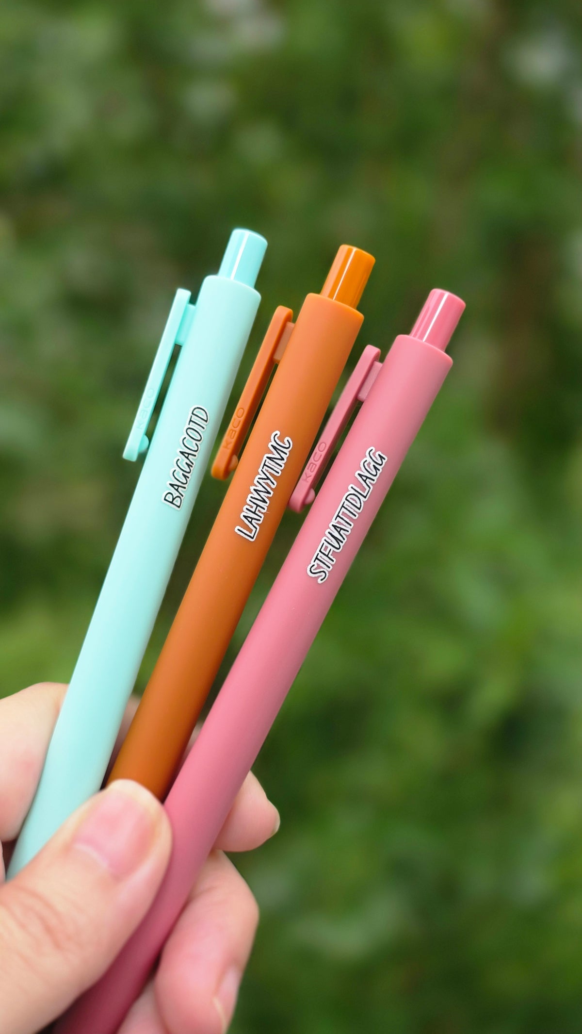 Spicy Book Reader Pen Set | Funny Book Lover Pens | Bookish Stationery Gift | Introvert Reader Pens | Colored Ink Pen Trio