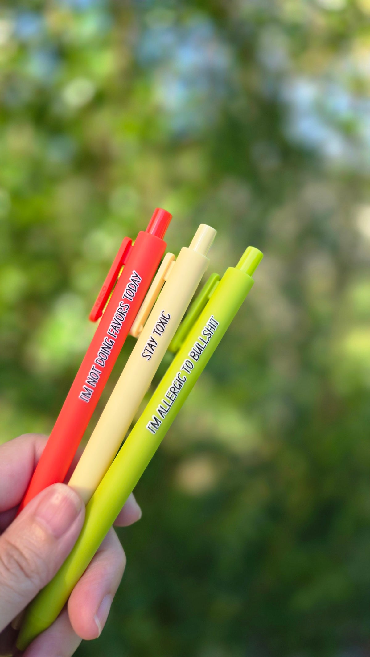 Stay Toxic — Snarky Pen Set