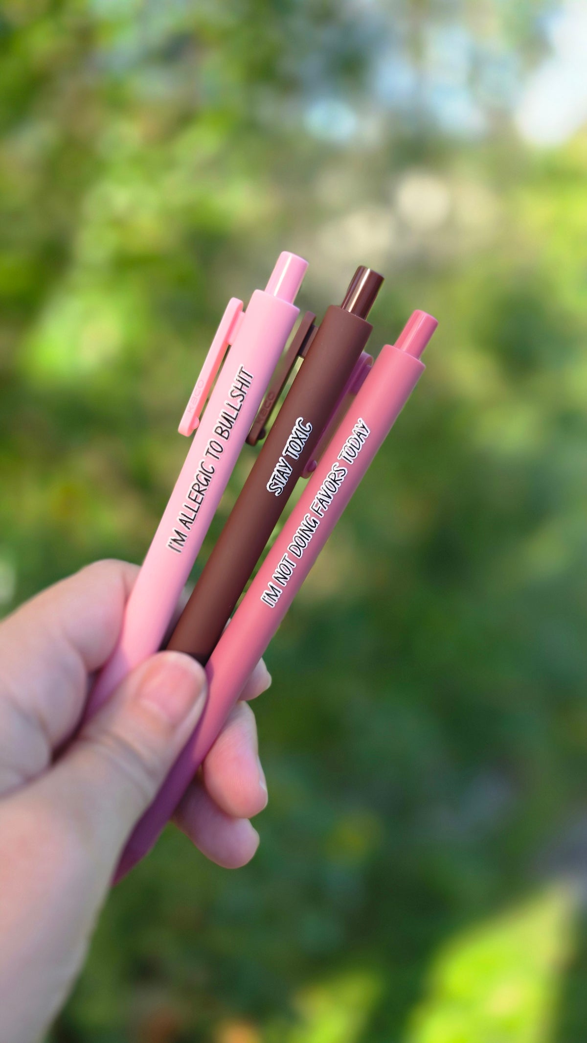 Stay Toxic — Snarky Pen Set
