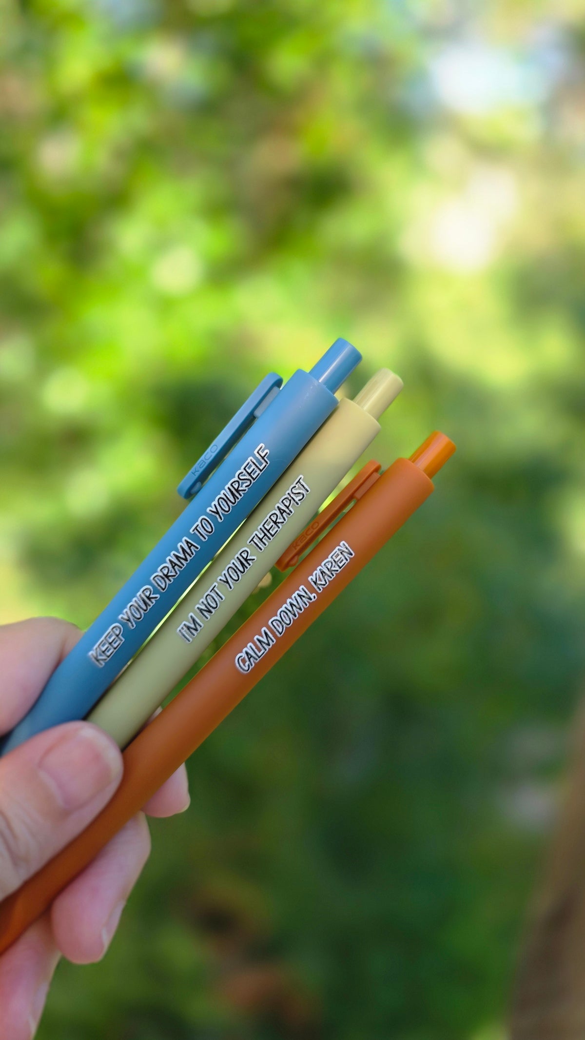 Calm Down, Karen — Snarky Pen Set