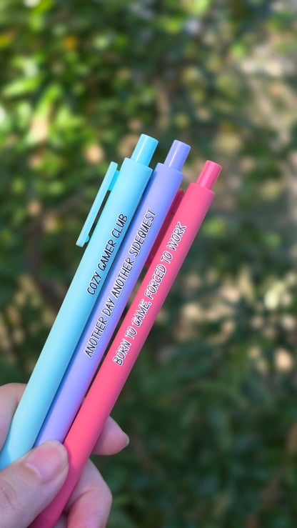 Cozy Gamer Club — Gamer Pen Set