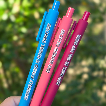 Read Books. Be Kind. Stay Weird. — Bookish Pen Set