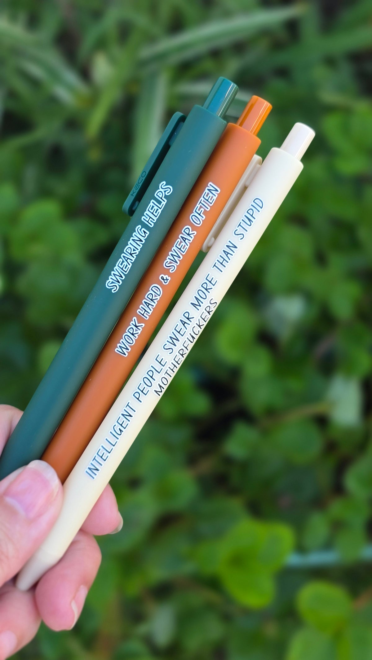 Work Hard & Swear Often Pen Set