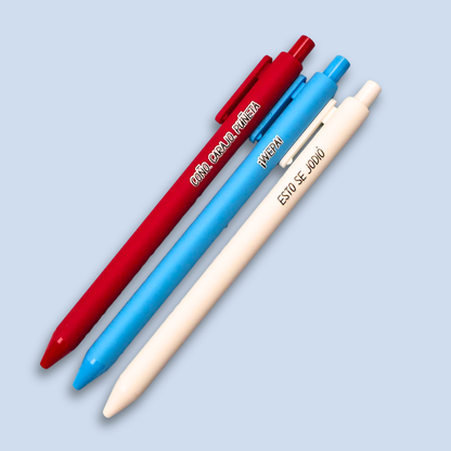Puerto Rican Pen Set | ¡WEPA! Coño Carajo Puñeta | Funny Boricua Pens | Esto Se Jodió | Latinx Stationery Gift