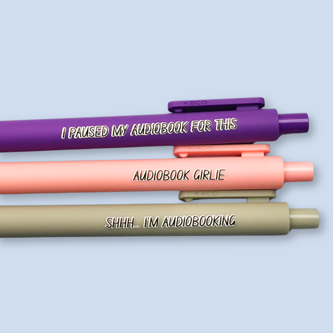 Audiobook Girlie — Bookish Pen Set