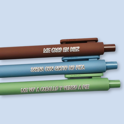 Puerto Rican Pen Set | Funny Boricua Pens