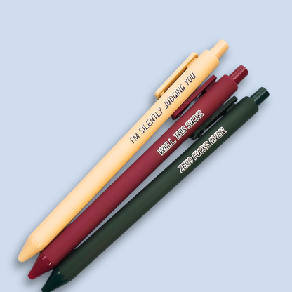 Well, This Sucks — Snarky Pen Set