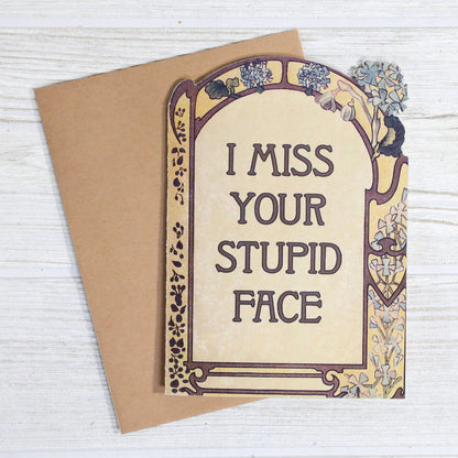Funny Long Distance Relationship Miss You Card