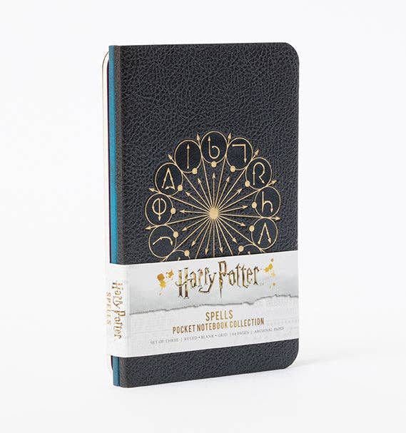 Harry Potter: Spells Pocket Notebook Collection (Set of 3)