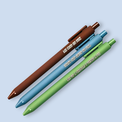 Puerto Rican Pen Set | Funny Boricua Pens