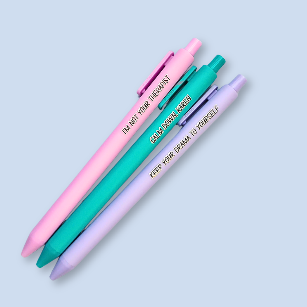 Calm Down, Karen — Snarky Pen Set