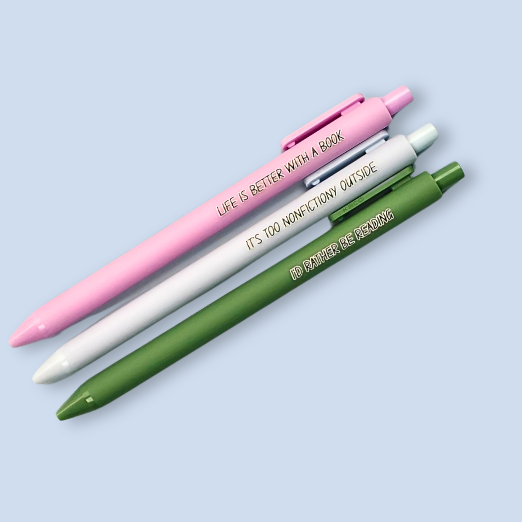 I'd Rather Be Reading — Bookish Pen Set