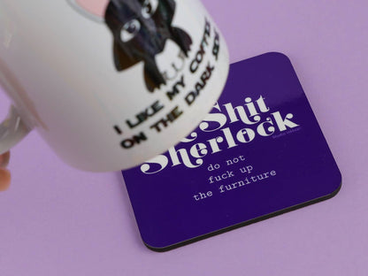 Coaster No Shit Sherlock