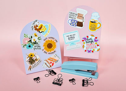 Finest Fucking Pardon - Funny Floral Magnet