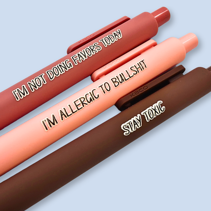 Stay Toxic — Snarky Pen Set