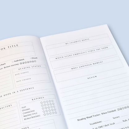 sample page, inside the journal