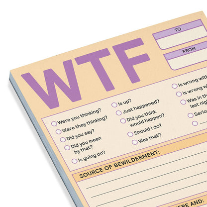 WTF Nifty Note Pad (Pastel Version)