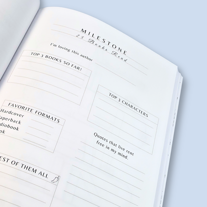 sample page, inside the journal