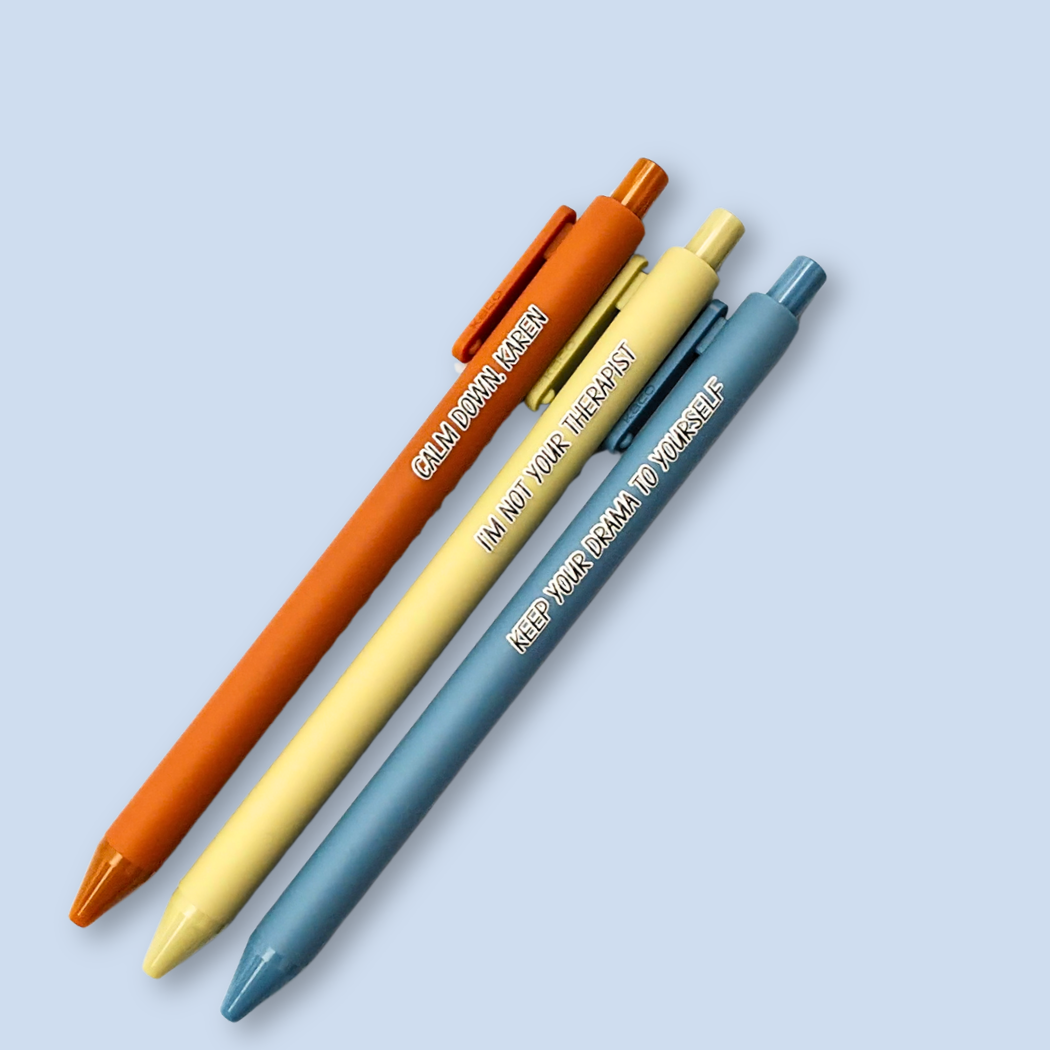 Calm Down, Karen — Snarky Pen Set