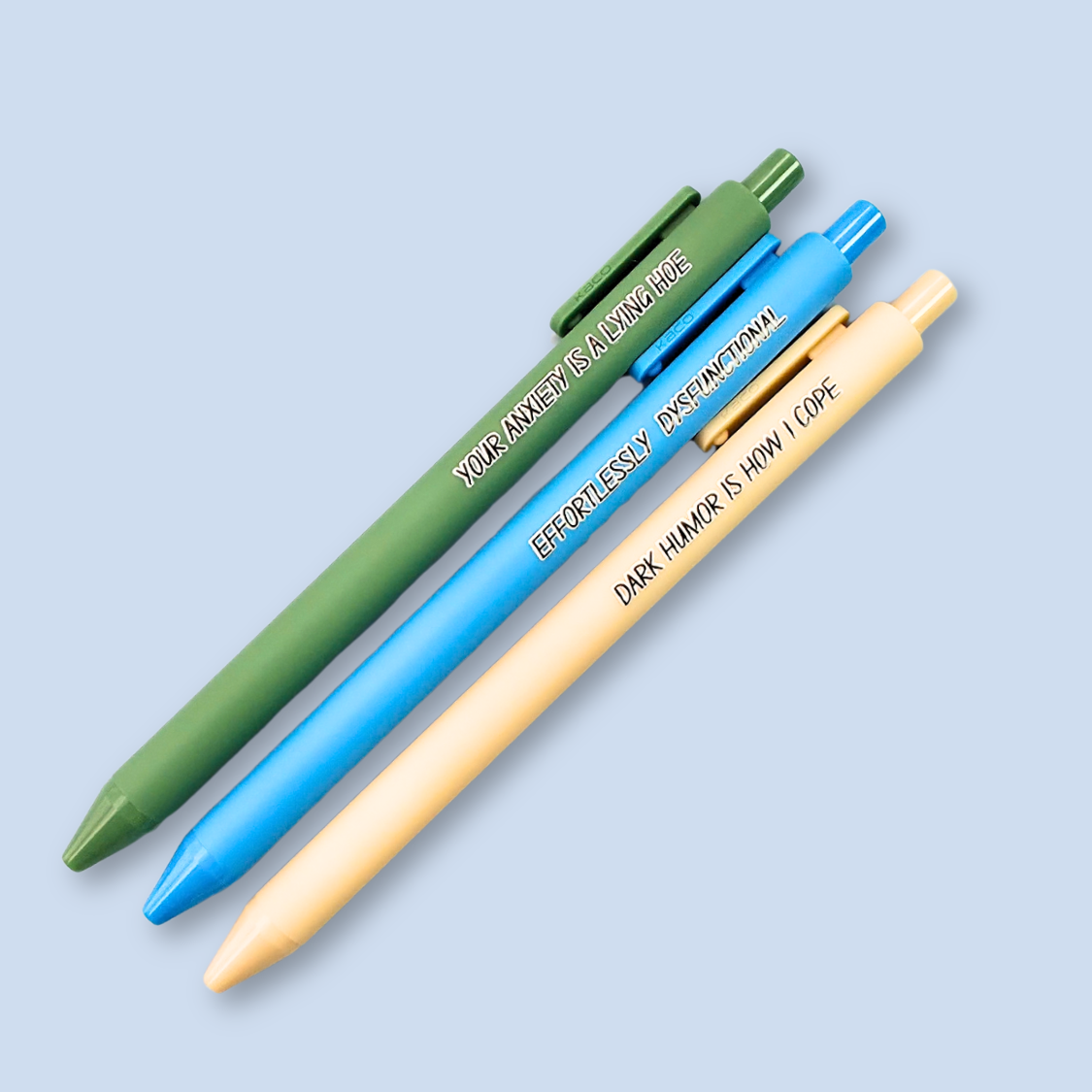 Your Anxiety is a Lying Hoe – Snarky Pen Set for the Anxiously Fabulous