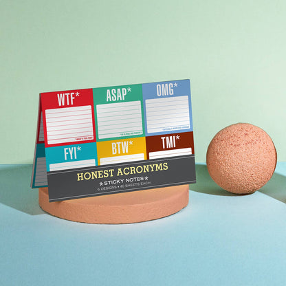 Honest Acronyms Sticky Note Packet